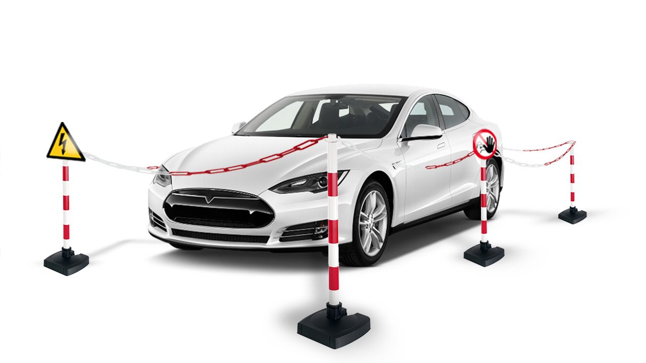 Balisage véhicules électriques Novap