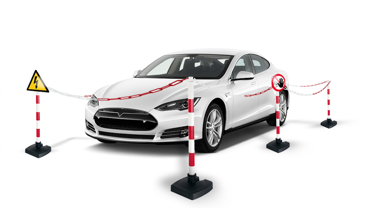 Balisage véhicules électriques Novap