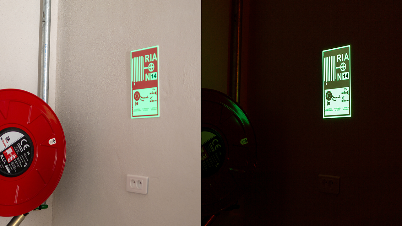 panneaux photoluminescent